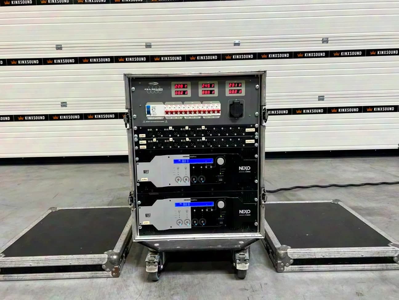 Rack d’amplification Nexo : 2x amplificateurs NXAMP4x4 4x4000W