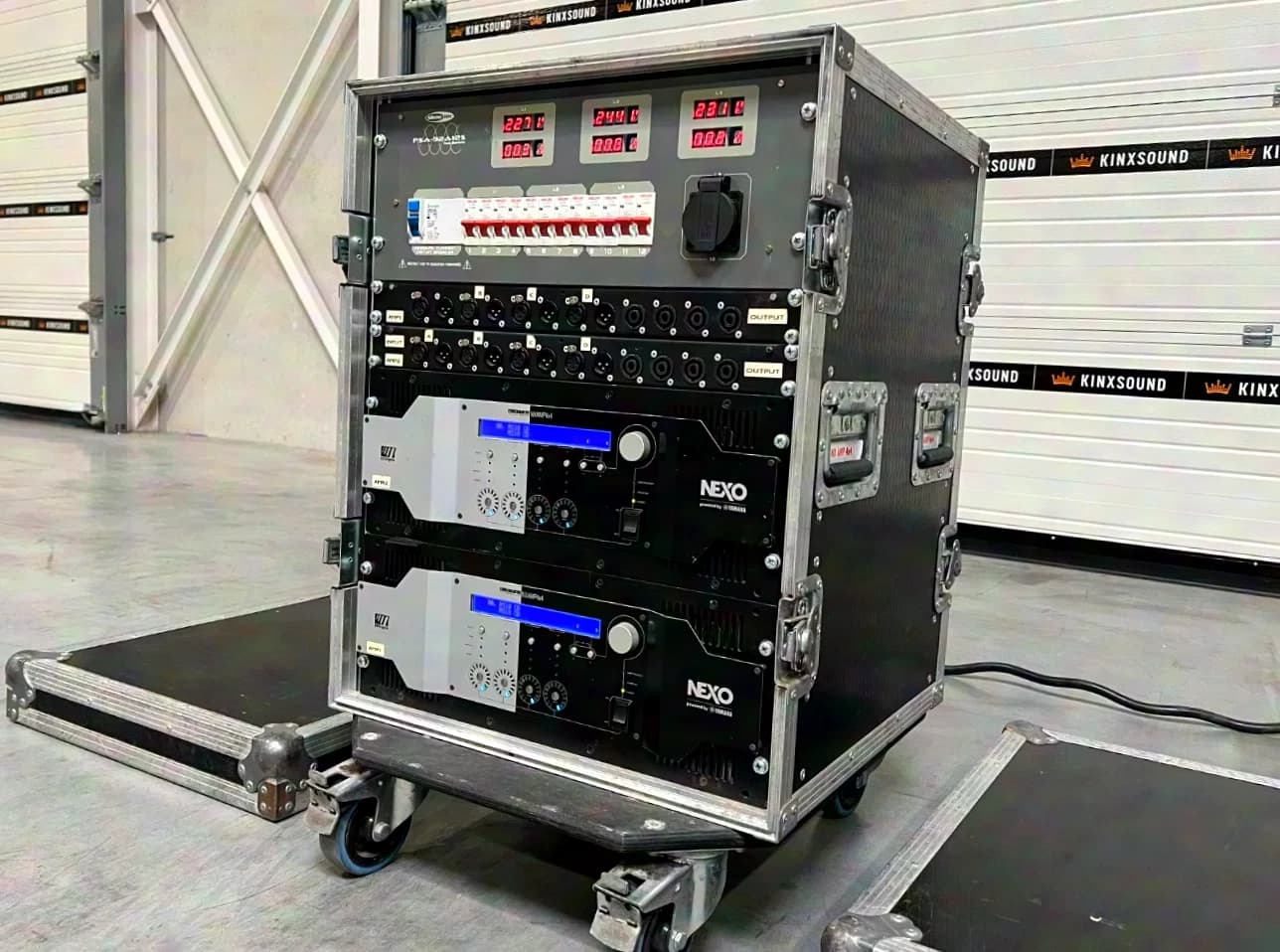 Rack d’amplification Nexo : 2x amplificateurs NXAMP4x4 4x4000W
