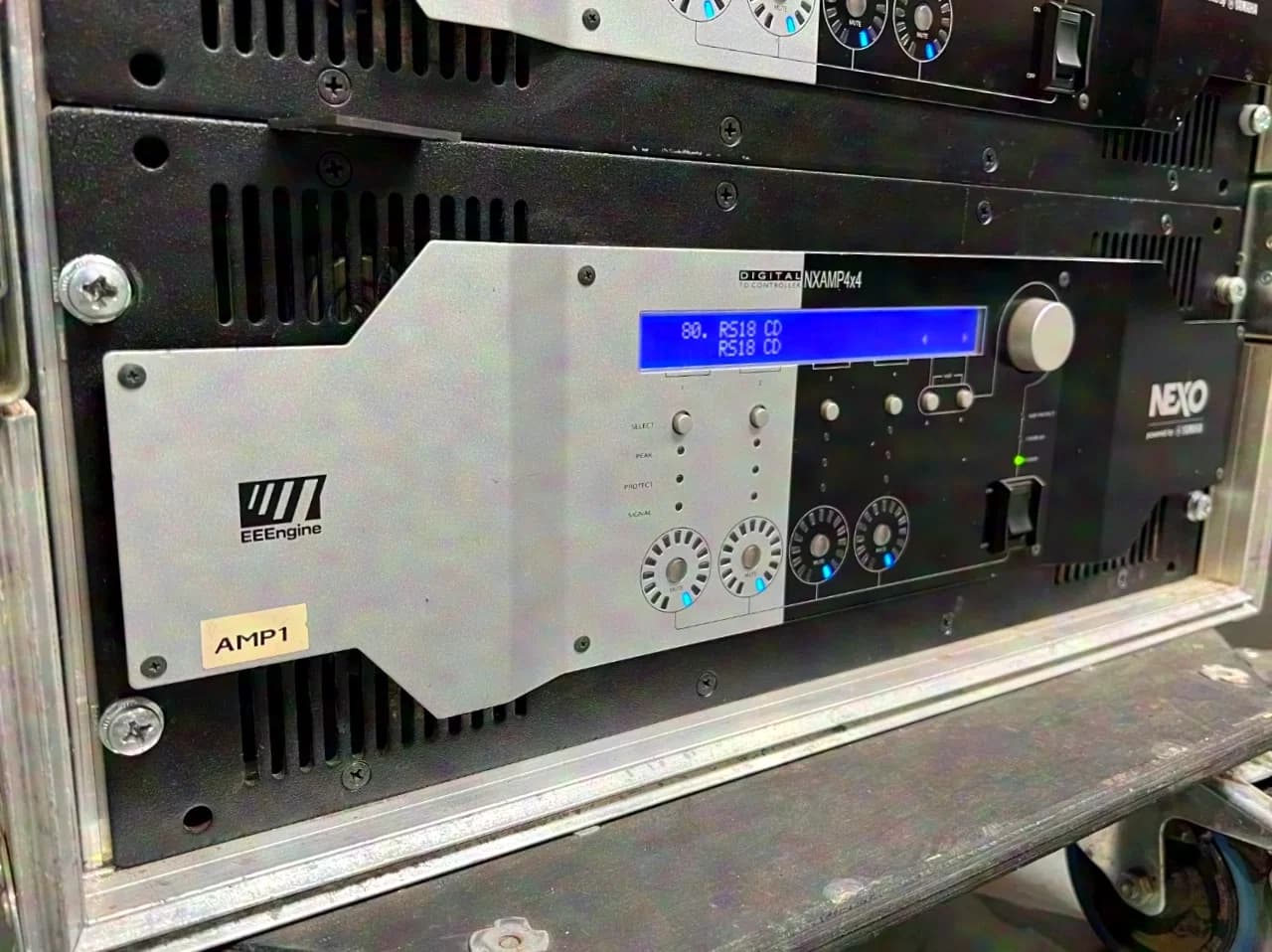 Rack d’amplification Nexo : 2x amplificateurs NXAMP4x4 4x4000W