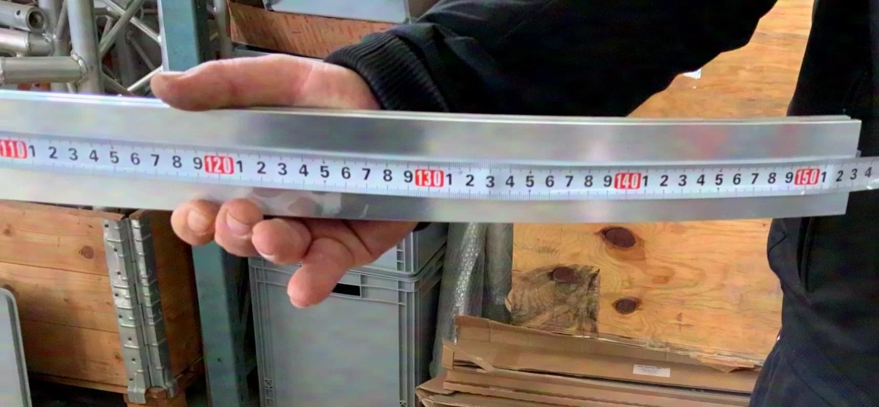 Octanorm cadres cintrés argent alu