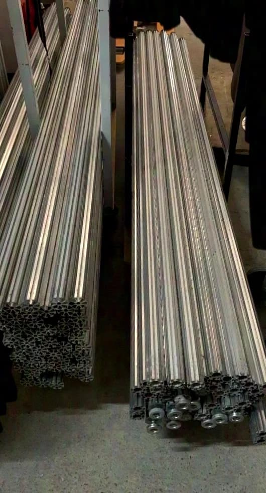 Supports, profilés Octanorm, S100.11 & S108.11, 248cm, 100cm, 80cm