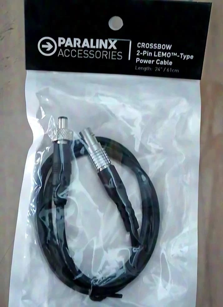 Câble d’alimentation Lemo à 2 broches pour Paralinx Crossbow