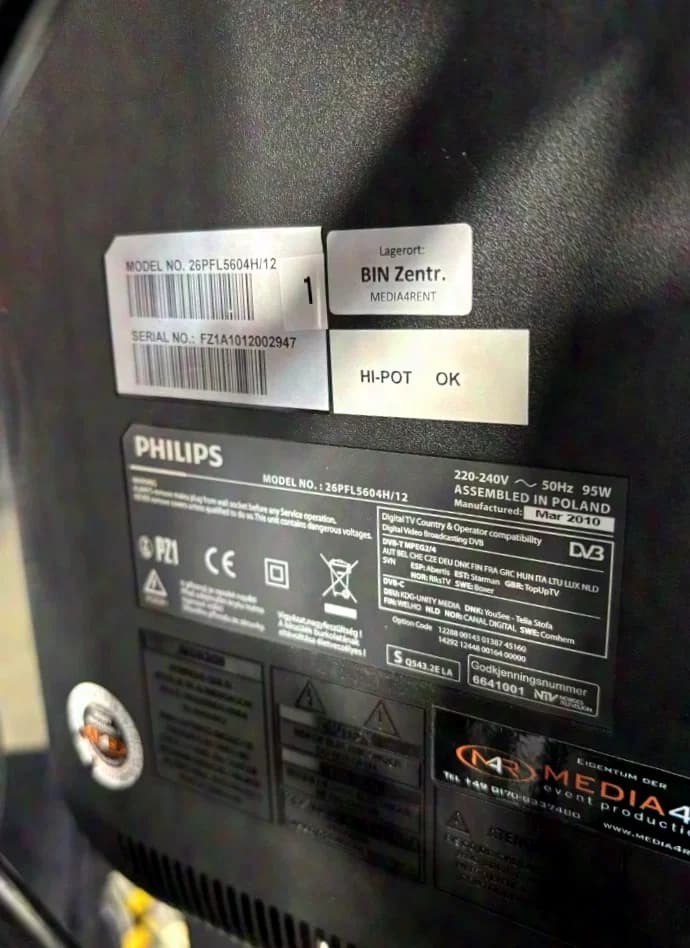 Moniteur Philips 26PFL5604H