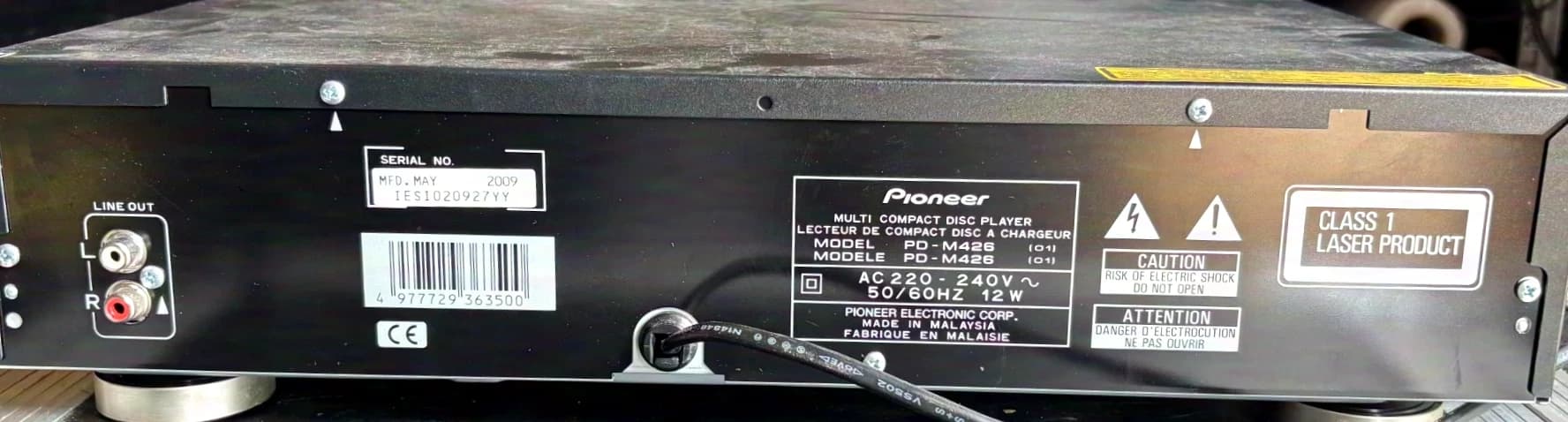Lecteur CD compact multiple Pioneer PD-M426