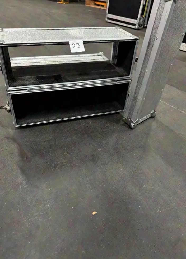 Rack/Case 3U argenté