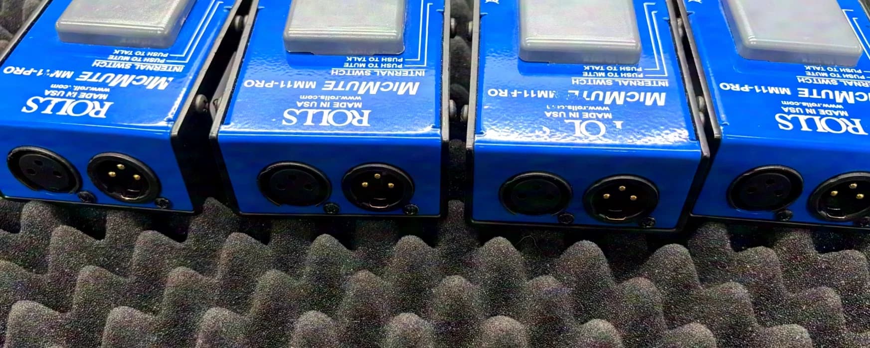 Interrupteur professionnel de microphone Rolls MM11 Pro avec coupure/parole commutable
