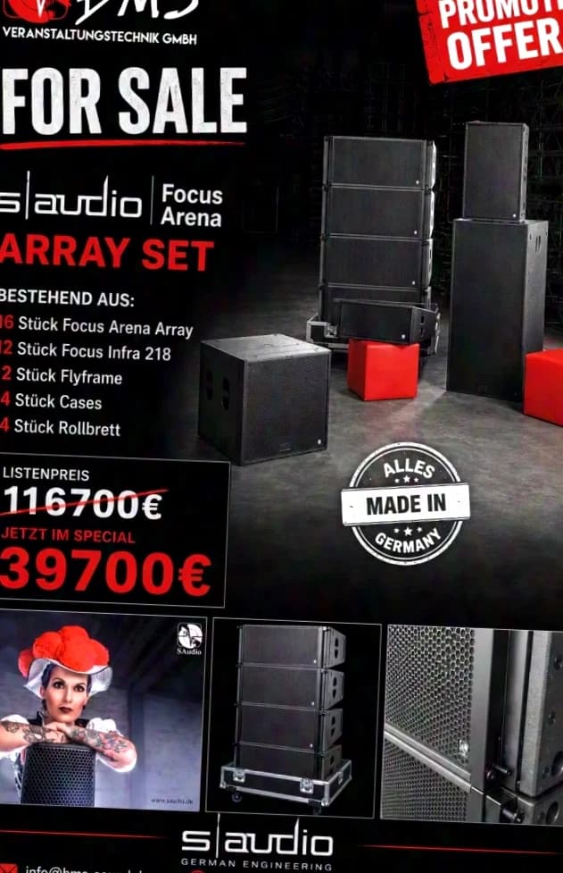 SAudio Focus Arena Line Array