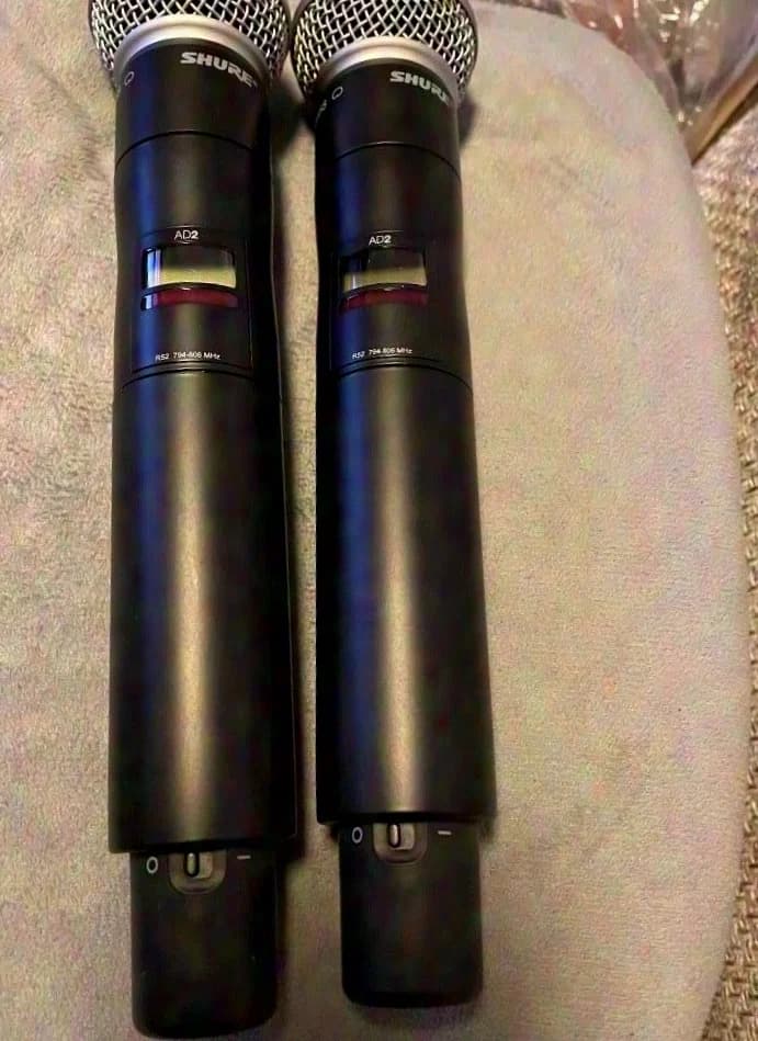 SHURE AD4QE-R52 + 2X AD2 avec SM58 794-806MHz