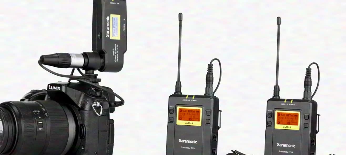 Saramonic UwMic9 Kit8 TX9+TX9+RX-XLR9 Système sans fil