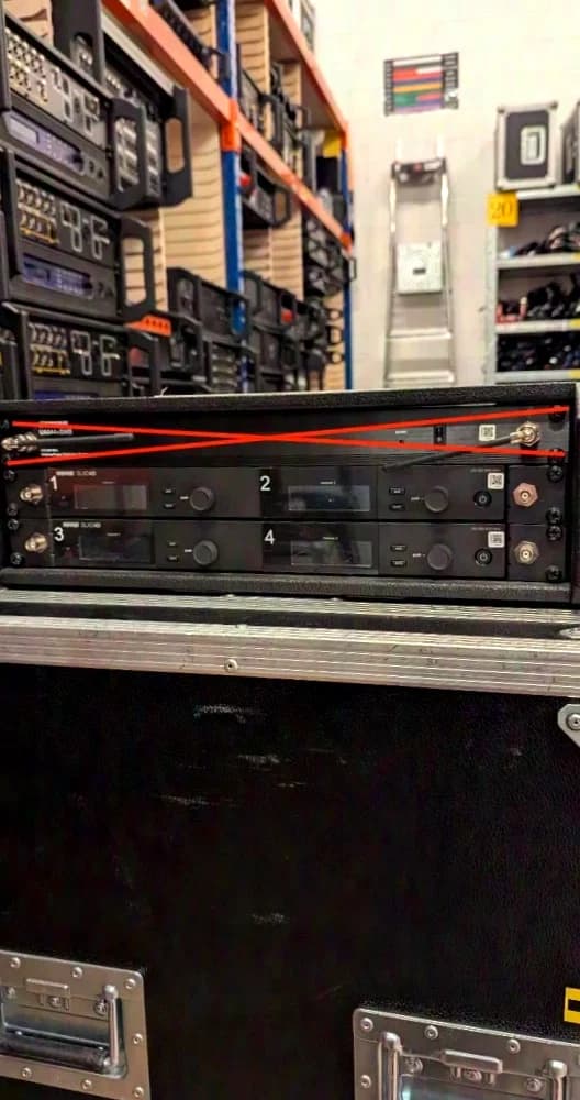 Shure SLXD Microphones sans fil 4 canaux