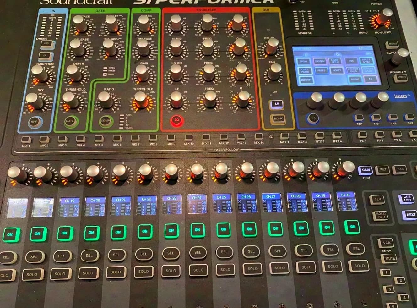 Soundcraft Performer 3 + Soundcraft MSB 32/16