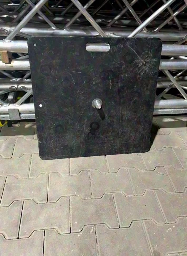 Plaque de base pour structure 1 point