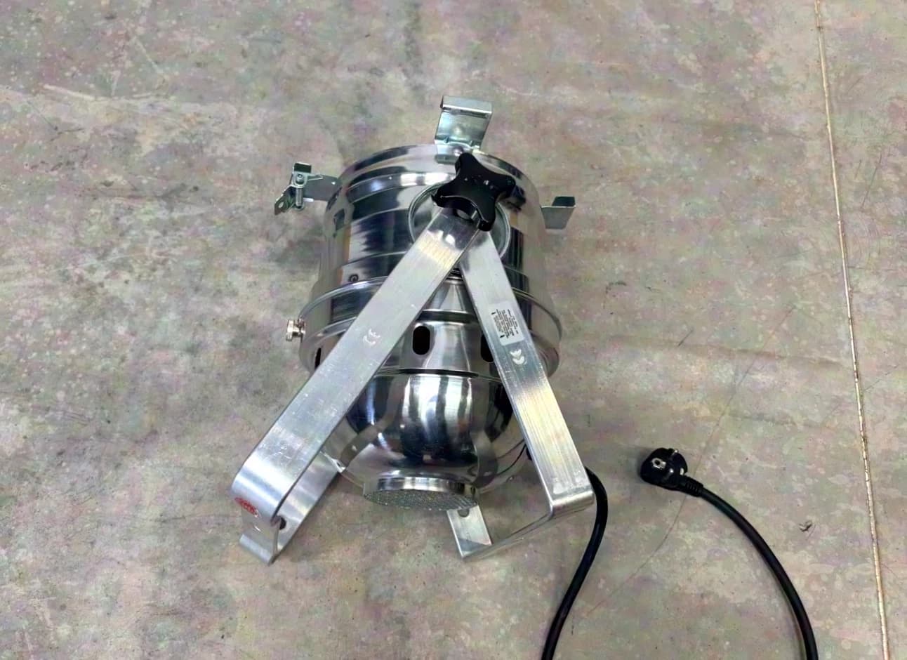 Varytec Par64 projecteur de sol argenté
