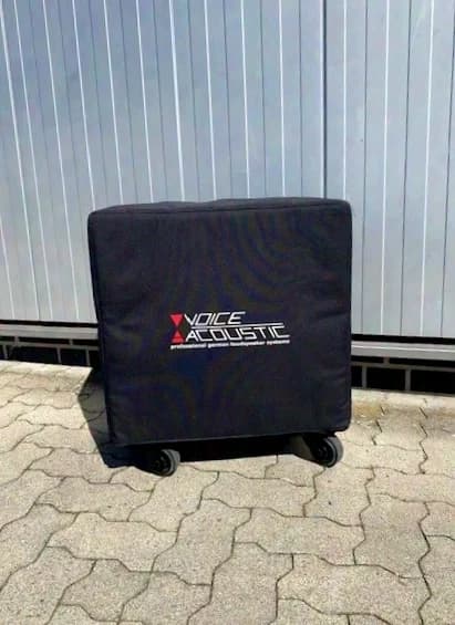 Voice-Acoustic Paveosub-112sp DA avec housse de protection et plateau roulant
