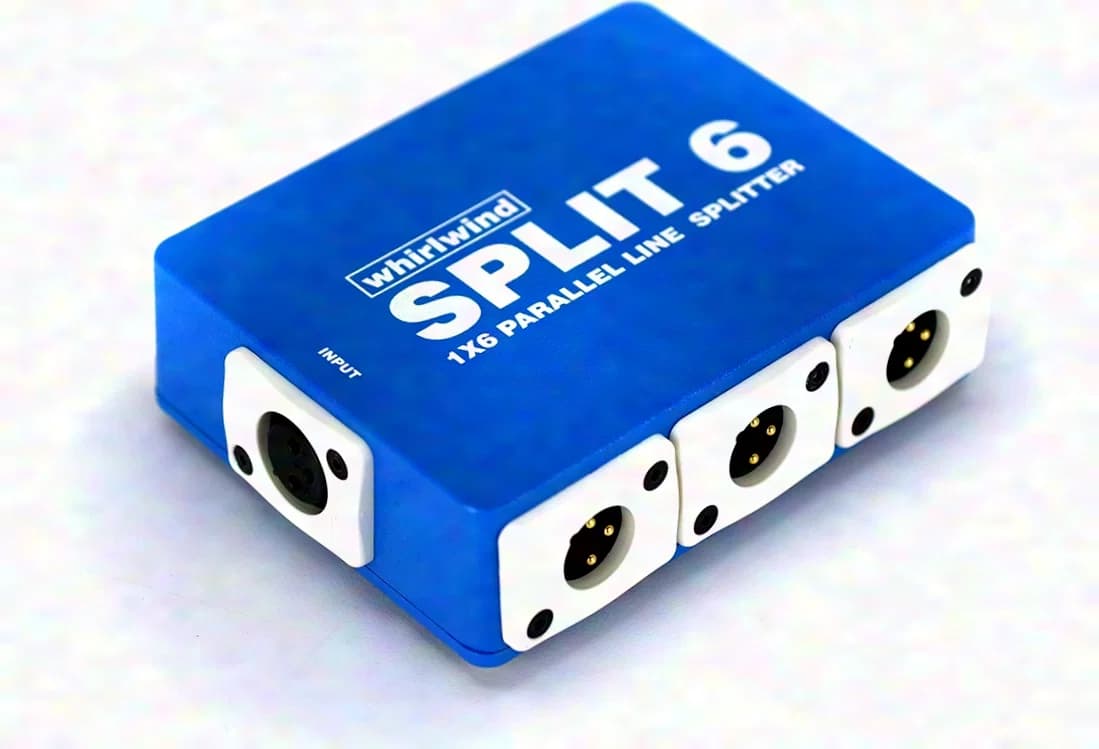 Whirlwind SPLIT 6 Line Level Parallel Splitter, neuf