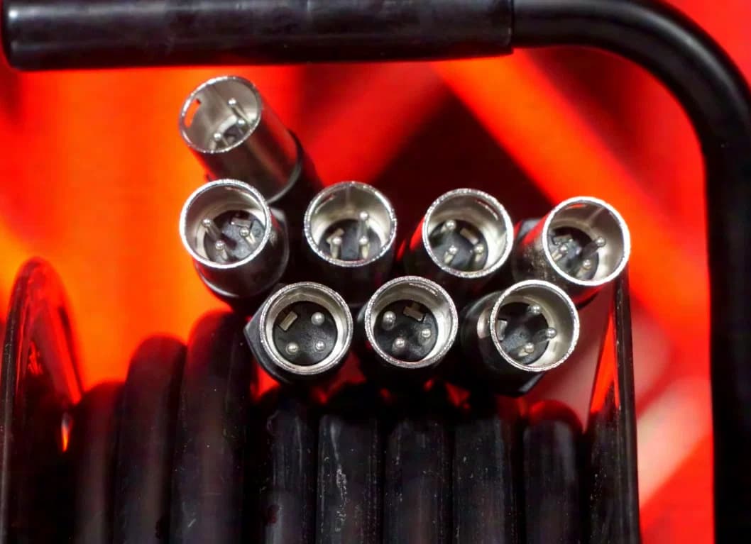 XLR 8 voies, touret de câble 15 m