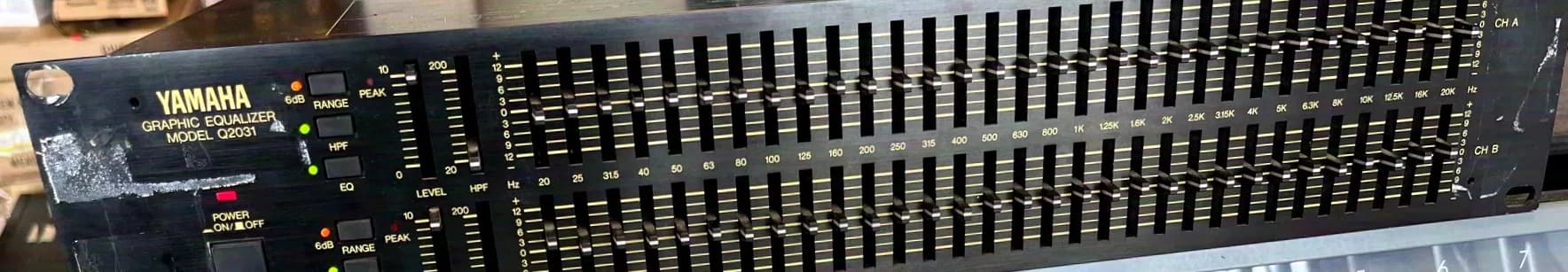 Yamaha Q2031 Égaliseur graphique à double canal