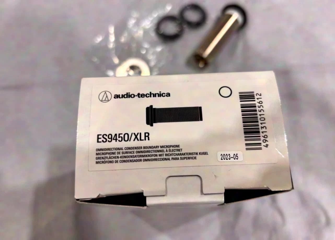 audio-technica ES9450/XLR Microphone condensateur de surface à encastrer Neuf
