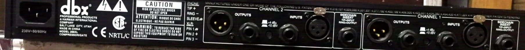dbx 266XL Stereo Compressor-Limiter-Gate