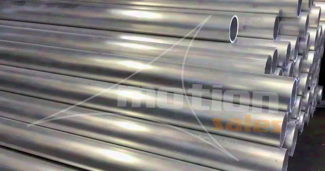 Tube en aluminium 50mm argenté - différentes longueurs