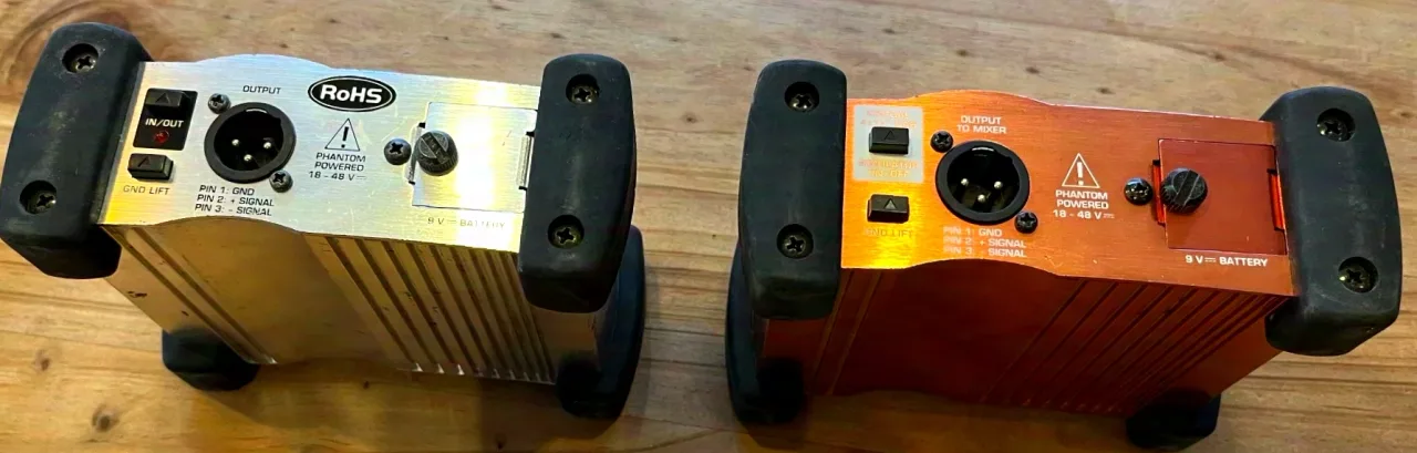 Behringer DI100 & GI100 Set. DI Bix