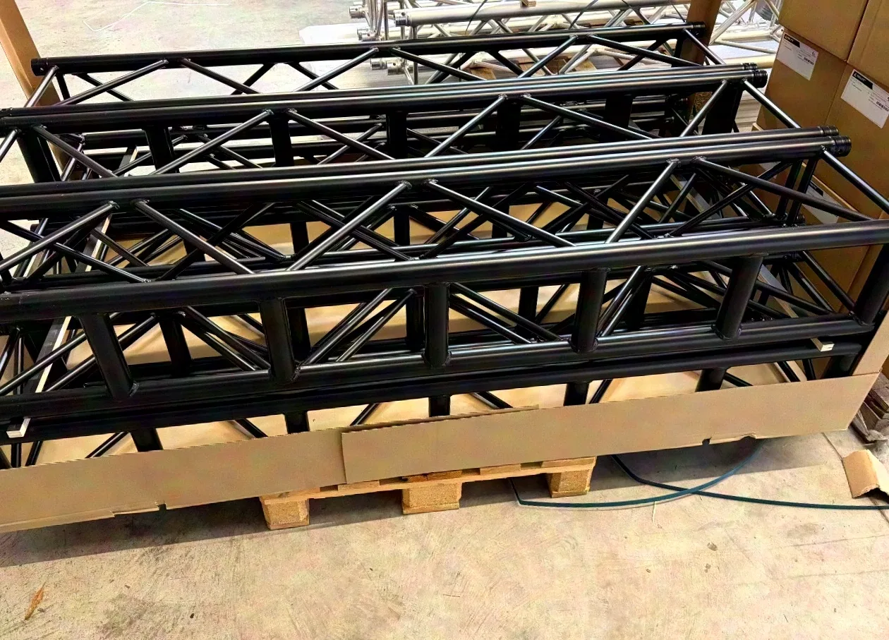 Prolyte H40R-L200 Structure 200cm Droite aluminium noire 3mm Traverse à 4 points 2m