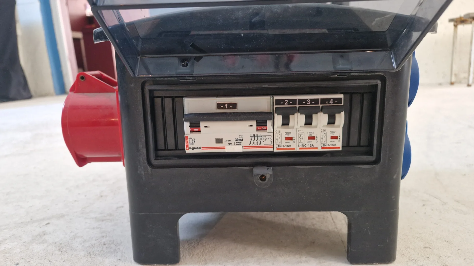 Coffret électrique P17 32A