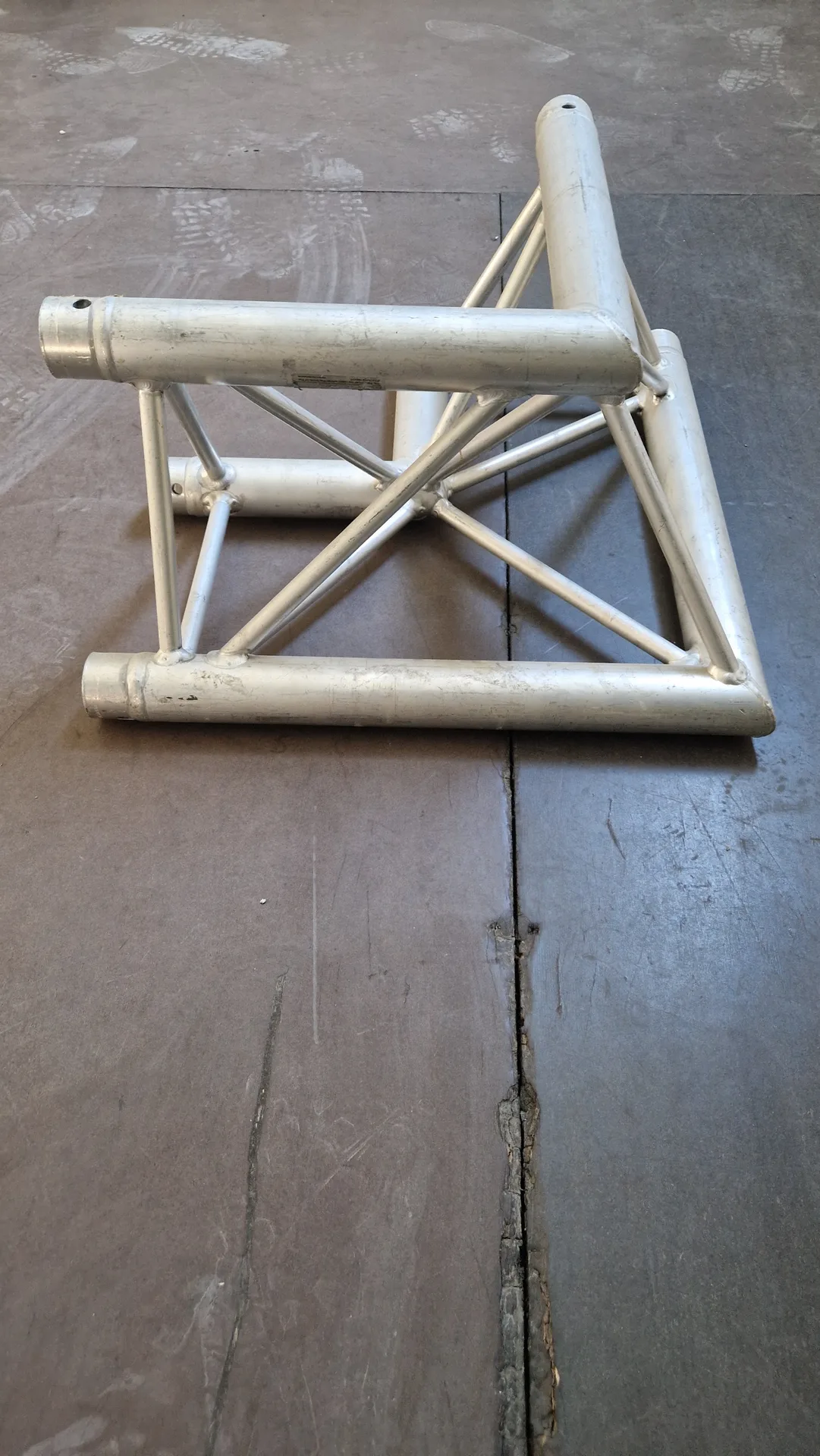 Structure aluminium - raccord en L - 4 pièces